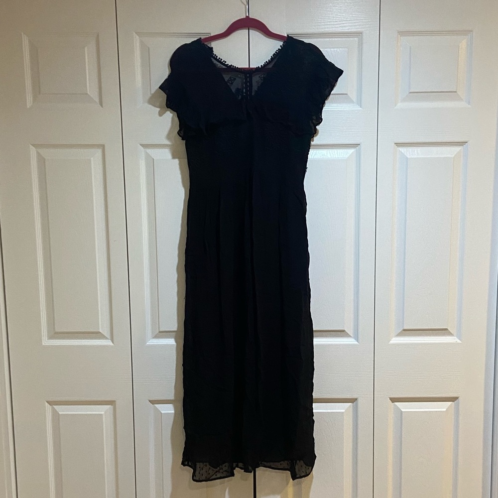 Zara black maxi dress